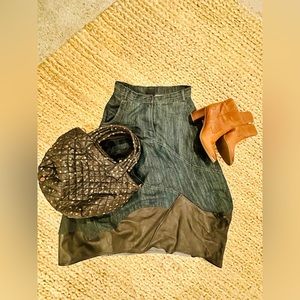 Black Label Denim skirt